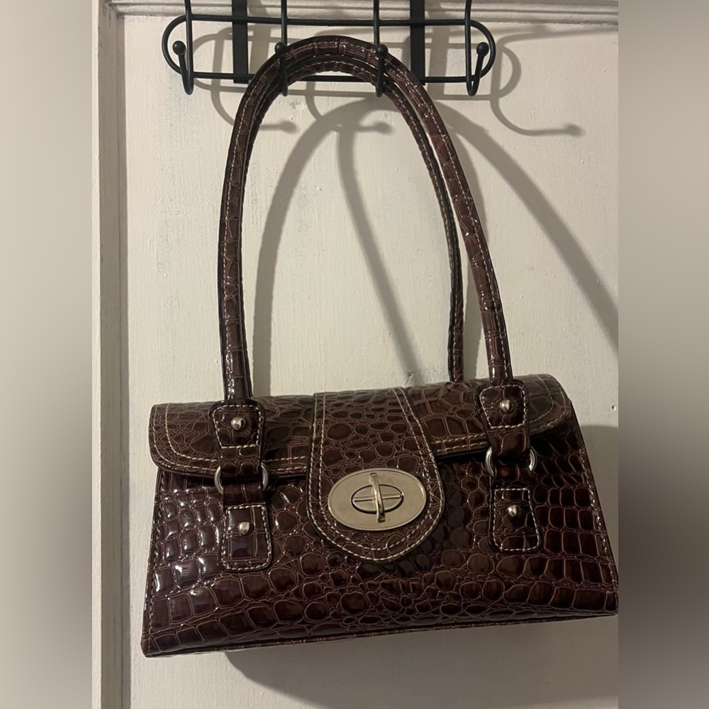 Vintage crocodile leather purse